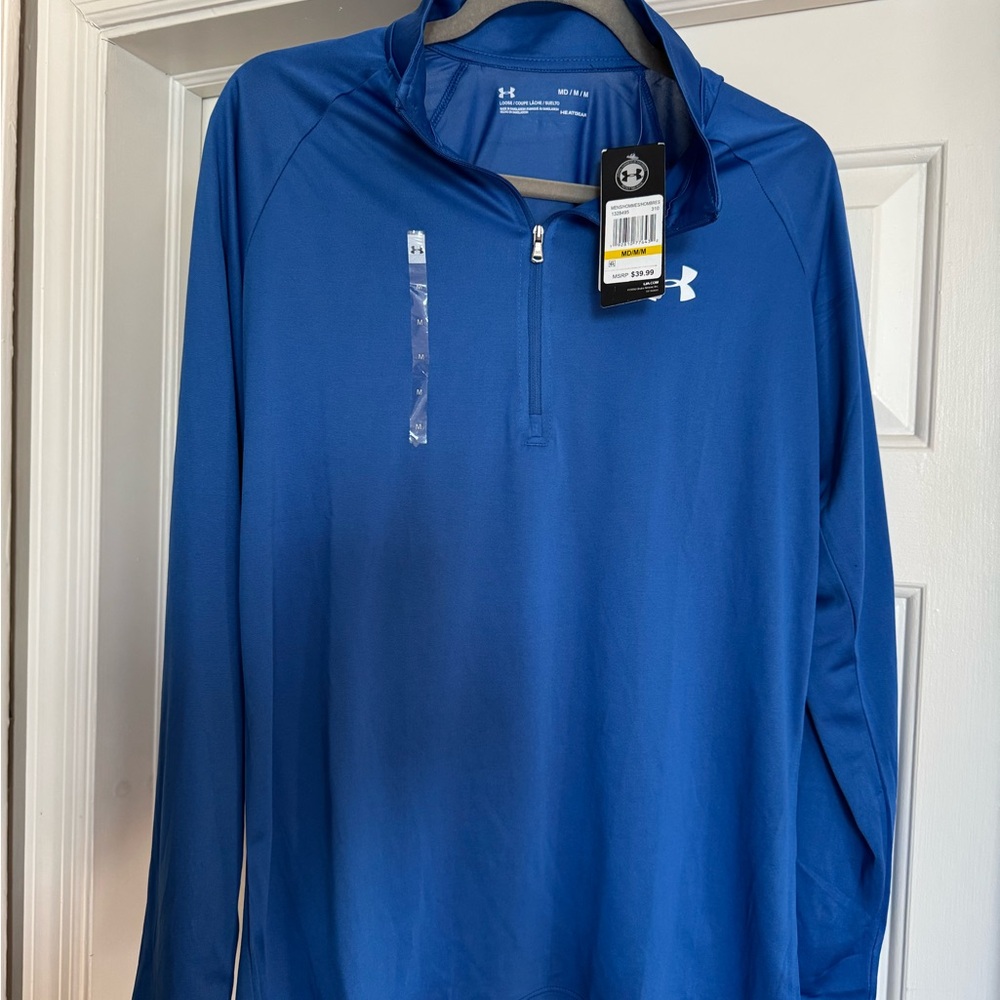 Under Armour Blue Quarter-Zip Pullover